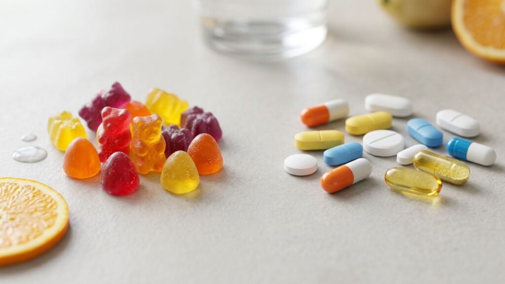 differenza vitamine gommose e pillole